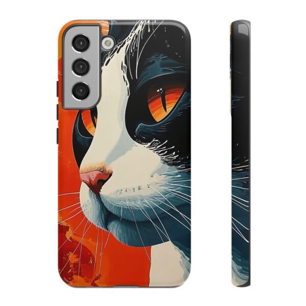 Cat Art Phone Case for iPhone and Samsung Galaxy - Cell Phone Case - Image 63