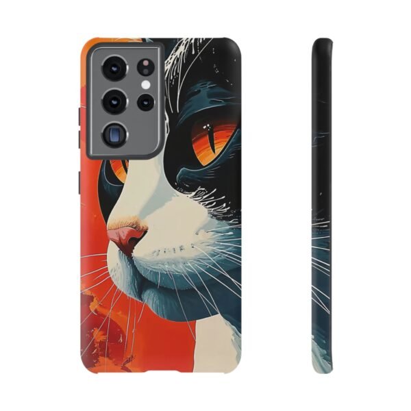 Cat Art Phone Case for iPhone and Samsung Galaxy - Cell Phone Case - Image 56