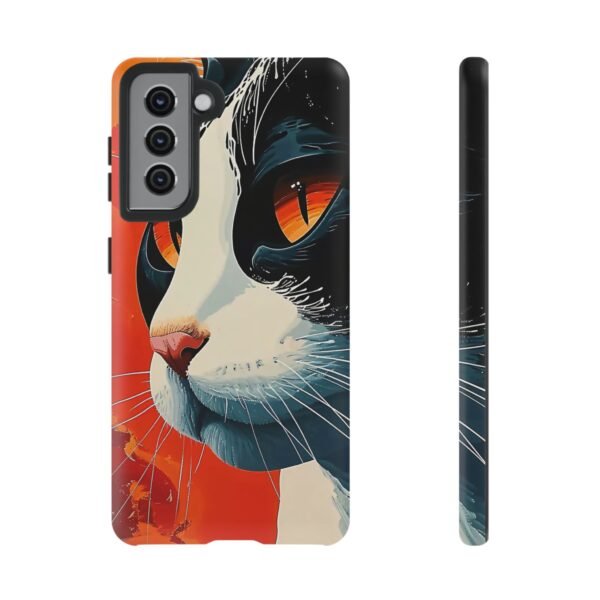 Cat Art Phone Case for iPhone and Samsung Galaxy - Cell Phone Case - Image 52