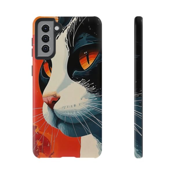 Cat Art Phone Case for iPhone and Samsung Galaxy - Cell Phone Case - Image 53