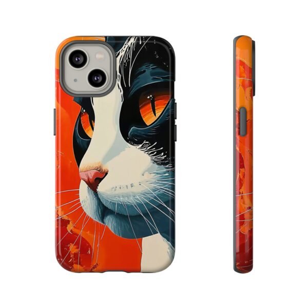 Cat Art Phone Case for iPhone and Samsung Galaxy - Cell Phone Case - Image 67