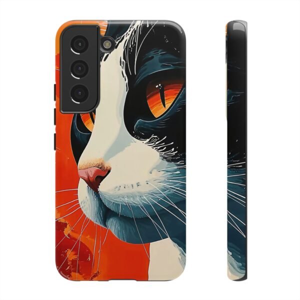 Cat Art Phone Case for iPhone and Samsung Galaxy - Cell Phone Case - Image 61