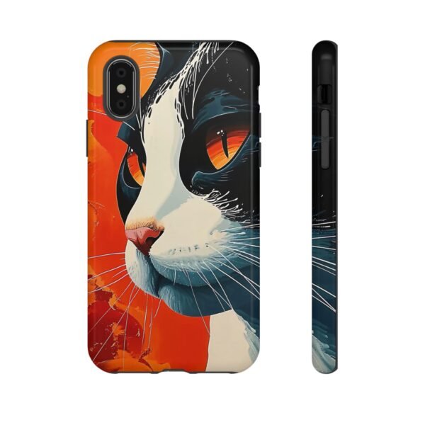 Cat Art Phone Case for iPhone and Samsung Galaxy - Cell Phone Case - Image 9