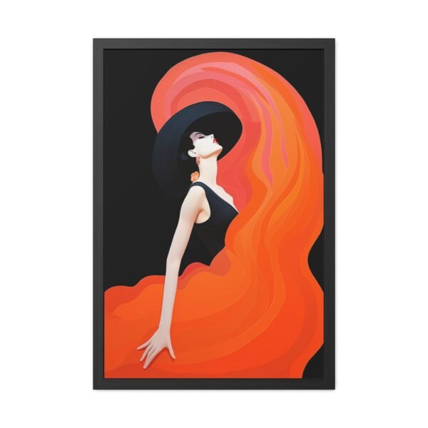 Elegant Fashion Illustration Poster - Modern Woman Wall Art for Home, Office Decor - Image 2