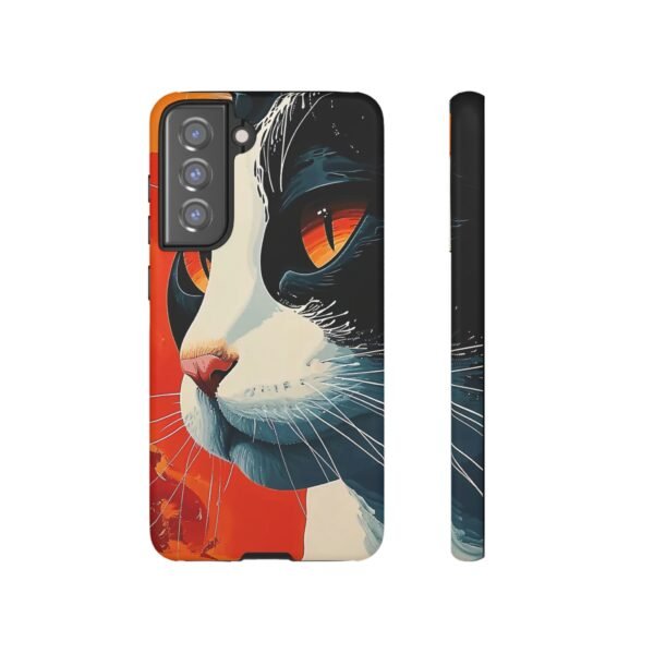 Cat Art Phone Case for iPhone and Samsung Galaxy - Cell Phone Case - Image 60