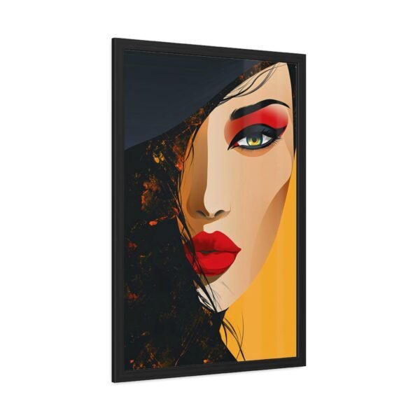 Bold Abstract Portrait Poster, Modern Feminine Art for Bedroom, Living Room, or Office Decor - Image 3