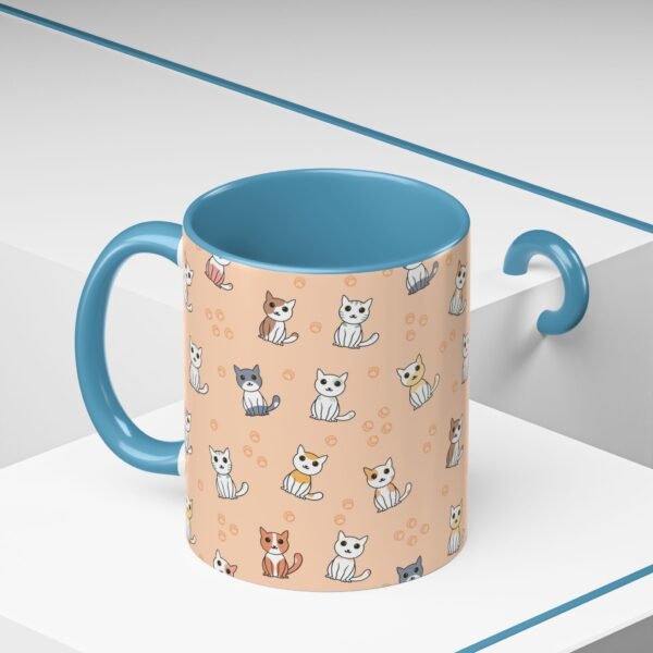 Cat Design Coffee Mug, Cute Kitty Mug - Animal Lover Gift - Image 6