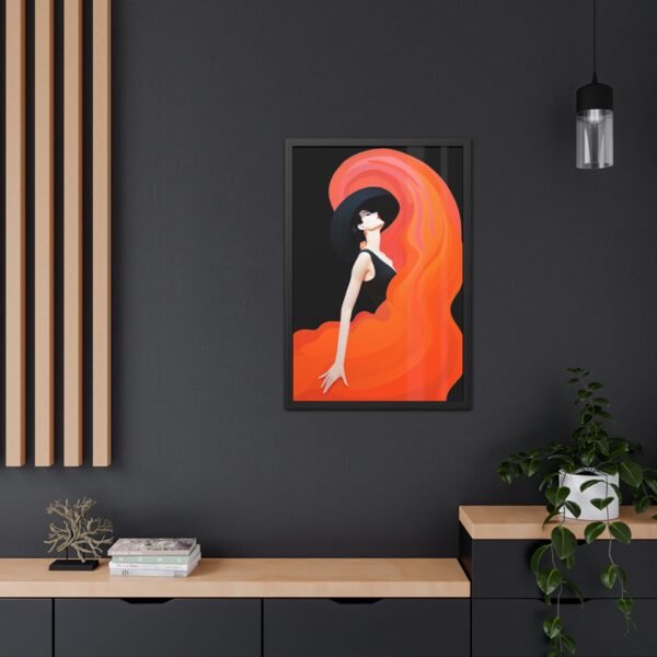 Elegant Fashion Illustration Poster - Modern Woman Wall Art for Home, Office Decor