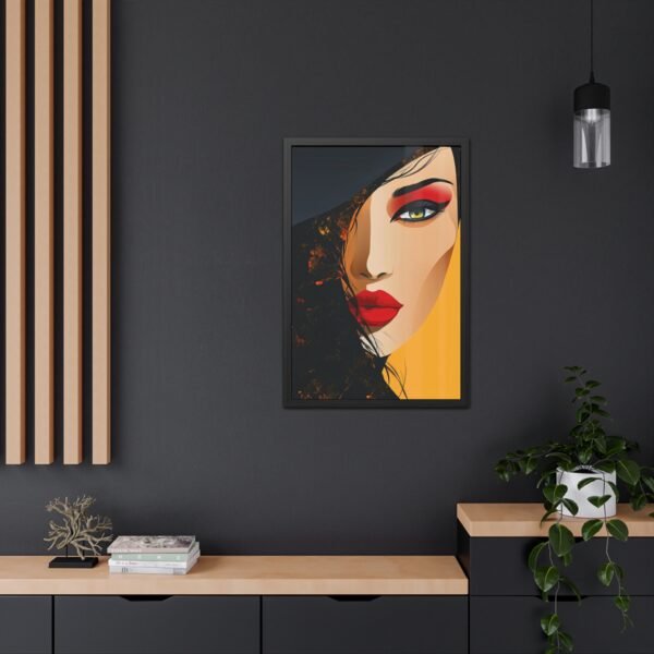 Bold Abstract Portrait Poster, Modern Feminine Art for Bedroom, Living Room, or Office Decor