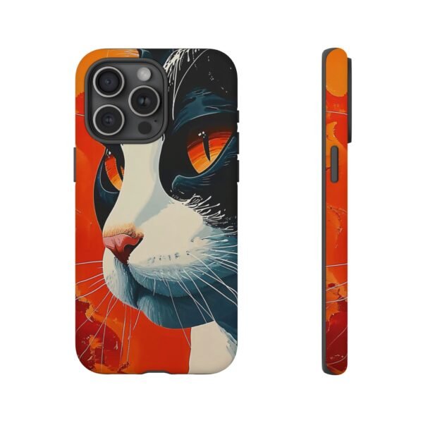 Cat Art Phone Case for iPhone and Samsung Galaxy - Cell Phone Case - Image 88