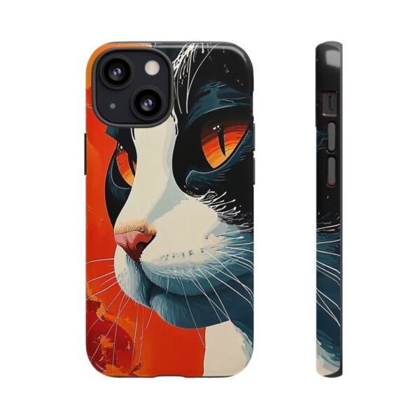 Cat Art Phone Case for iPhone and Samsung Galaxy - Cell Phone Case - Image 45