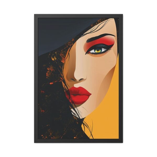 Bold Abstract Portrait Poster, Modern Feminine Art for Bedroom, Living Room, or Office Decor - Image 2