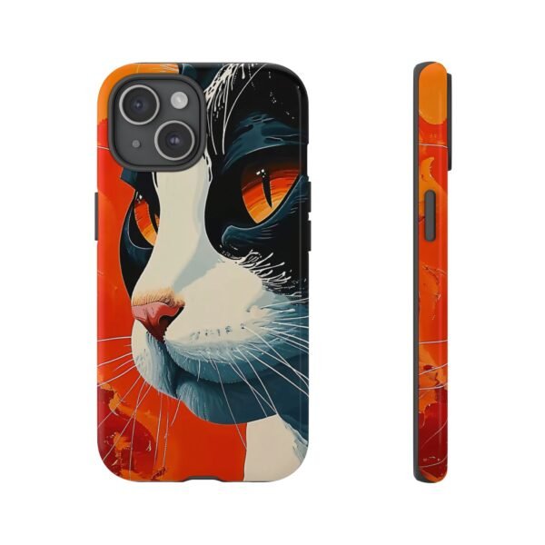 Cat Art Phone Case for iPhone and Samsung Galaxy - Cell Phone Case - Image 81