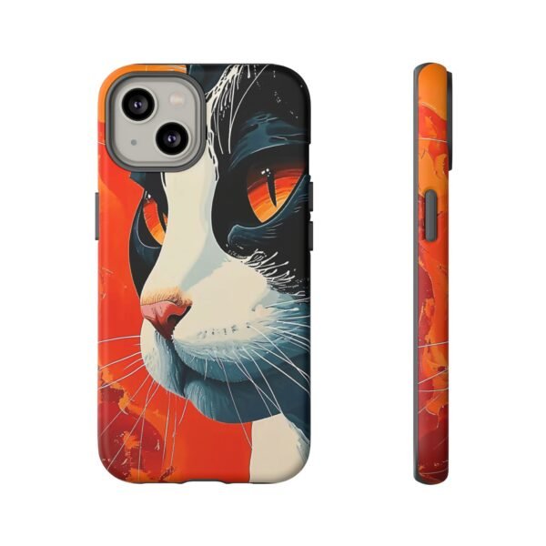 Cat Art Phone Case for iPhone and Samsung Galaxy - Cell Phone Case - Image 68