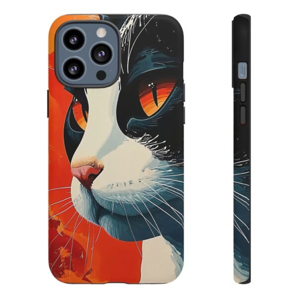 Cat Art Phone Case for iPhone and Samsung Galaxy - Cell Phone Case - Image 50