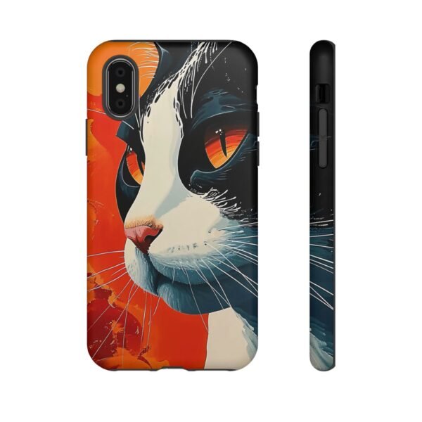 Cat Art Phone Case for iPhone and Samsung Galaxy - Cell Phone Case - Image 10