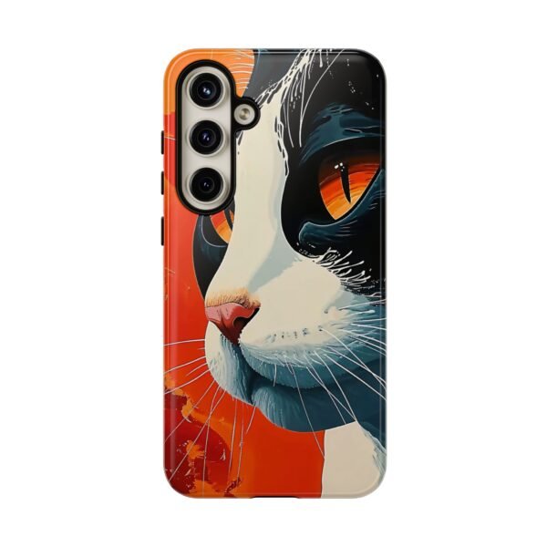 Cat Art Phone Case for iPhone and Samsung Galaxy - Cell Phone Case - Image 91