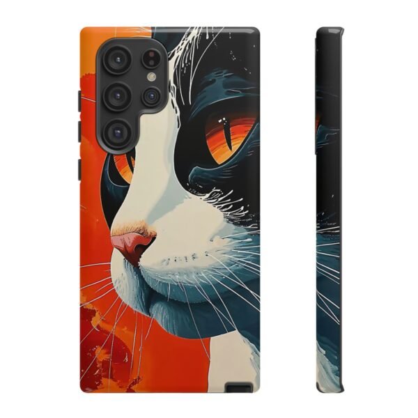 Cat Art Phone Case for iPhone and Samsung Galaxy - Cell Phone Case - Image 65