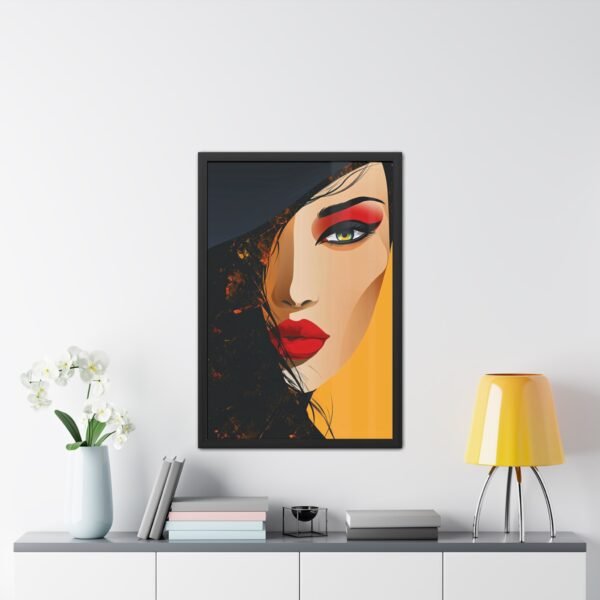 Bold Abstract Portrait Poster, Modern Feminine Art for Bedroom, Living Room, or Office Decor - Image 4