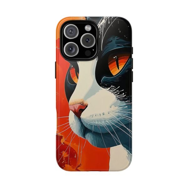 Cat Art Phone Case for iPhone and Samsung Galaxy - Cell Phone Case - Image 2