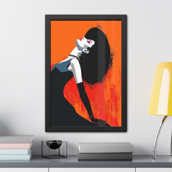 Abstract Modern Women Framed Posters - Wall Art Decor