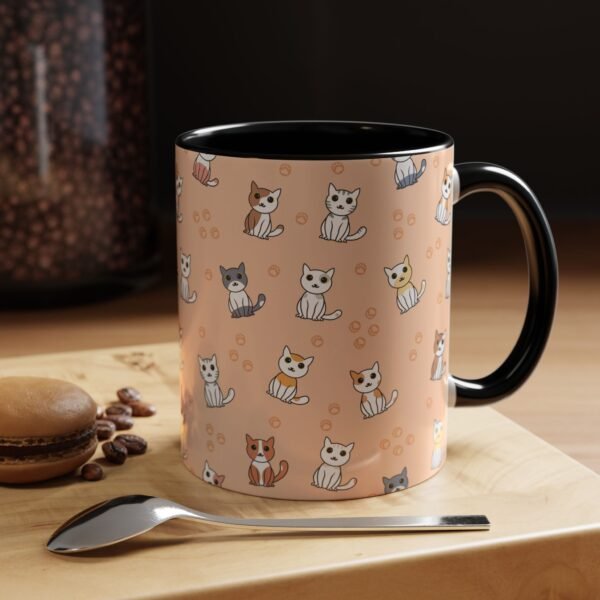 Cat Design Coffee Mug, Cute Kitty Mug - Animal Lover Gift - Image 2