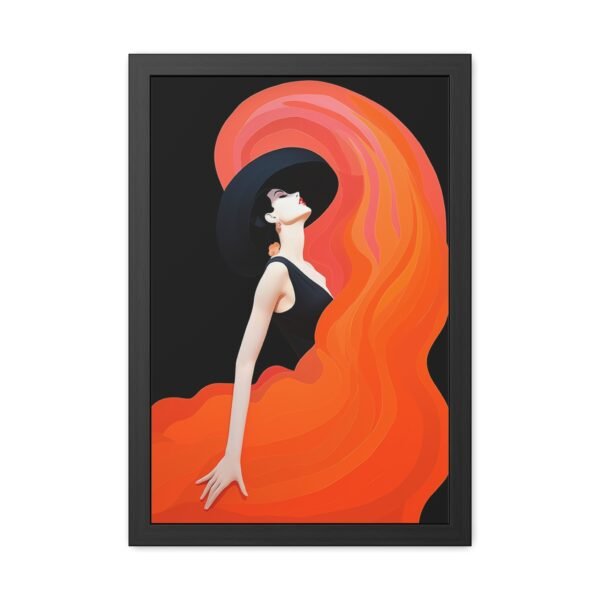 Elegant Fashion Illustration Poster - Modern Woman Wall Art for Home, Office Decor - Image 9