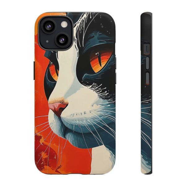 Cat Art Phone Case for iPhone and Samsung Galaxy - Cell Phone Case - Image 44