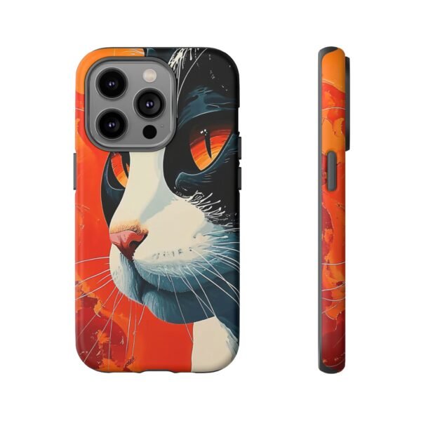 Cat Art Phone Case for iPhone and Samsung Galaxy - Cell Phone Case - Image 70