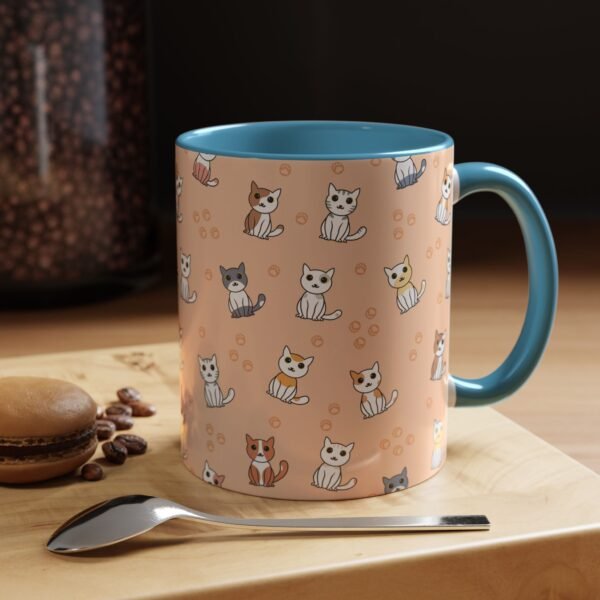 Cat Design Coffee Mug, Cute Kitty Mug - Animal Lover Gift - Image 5