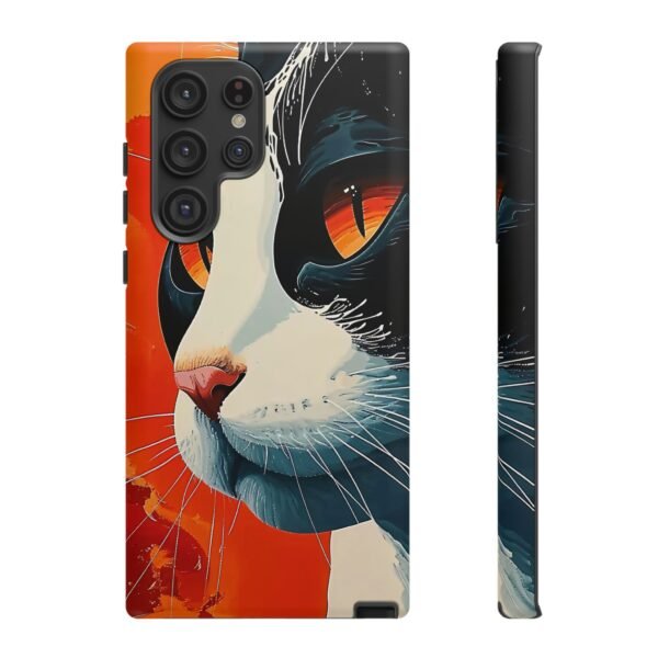 Cat Art Phone Case for iPhone and Samsung Galaxy - Cell Phone Case - Image 66