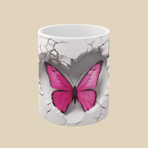 Butterfly Heart Friend Forever Mug - Friendship Coffee Mug