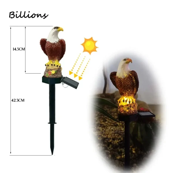 Solar Animals and Birds Garden Light, Solar Garden Lights, LED Outdoor Waterproof Lamp, Solar-Powered Yard Decor - Image 7