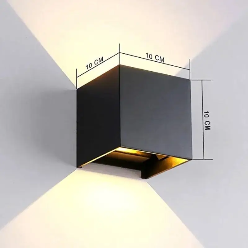 Solar-Powered Waterproof Outdoor Wall Light with Motion Sensor