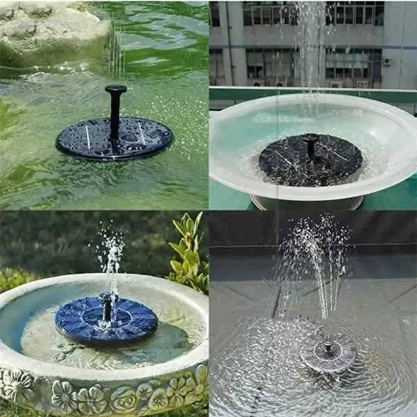 Solar-Powered Floating Fountain Pump – Pond & Birdbath Decor - Image 3