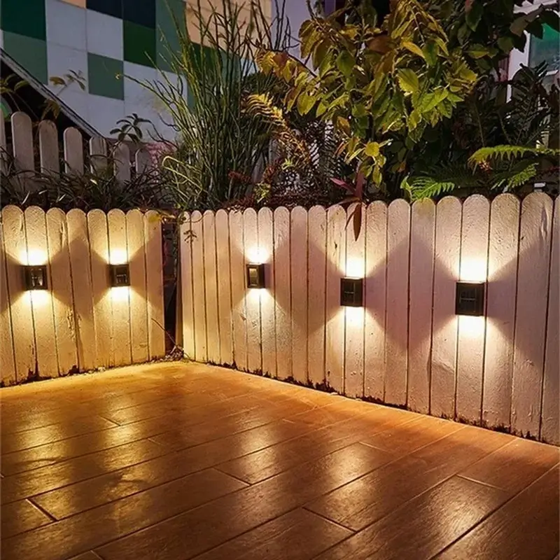Solar Wall Lights – Waterproof LED Up & Down Lights for Outdoor Decor - Image 2