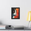 Vibrant Cat Illustration Poster - Framed Artistic Wall Art for Animal Lovers - Image 6
