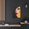 Bold Abstract Portrait Poster, Modern Feminine Art for Bedroom, Living Room, or Office Decor