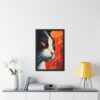 Vibrant Cat Illustration Poster - Framed Artistic Wall Art for Animal Lovers - Image 12