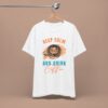 Keep Calm and Drink Coffee Graphic Tee - Funny Coffee Lover Shirt - Image 8