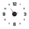 3D Luminous Wall Clock Frameless Acrylic DIY Digital Clock Wall Stickers Mute Clock for Living Room