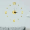 3D Luminous Wall Clock Frameless Acrylic DIY Digital Clock Wall Stickers Mute Clock for Living Room - Image 7