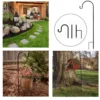 Shepherd Hooks Plant Hook Craft Hook Garden Stake Outdoor Plant Stand Hanger Lantern Hooks Outdoor Yard Garden Decor