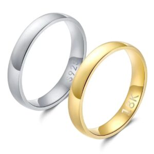 Gold Plated Ring Colour Fashion Women Smart Fitness Tracker Ring for Everyday Style