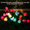 5 Heads Solar Lights Outdoor Decorative Solar Garden Lights Rose Flower Lawn Lamp for Yard Patio Garden Decor - Image 3