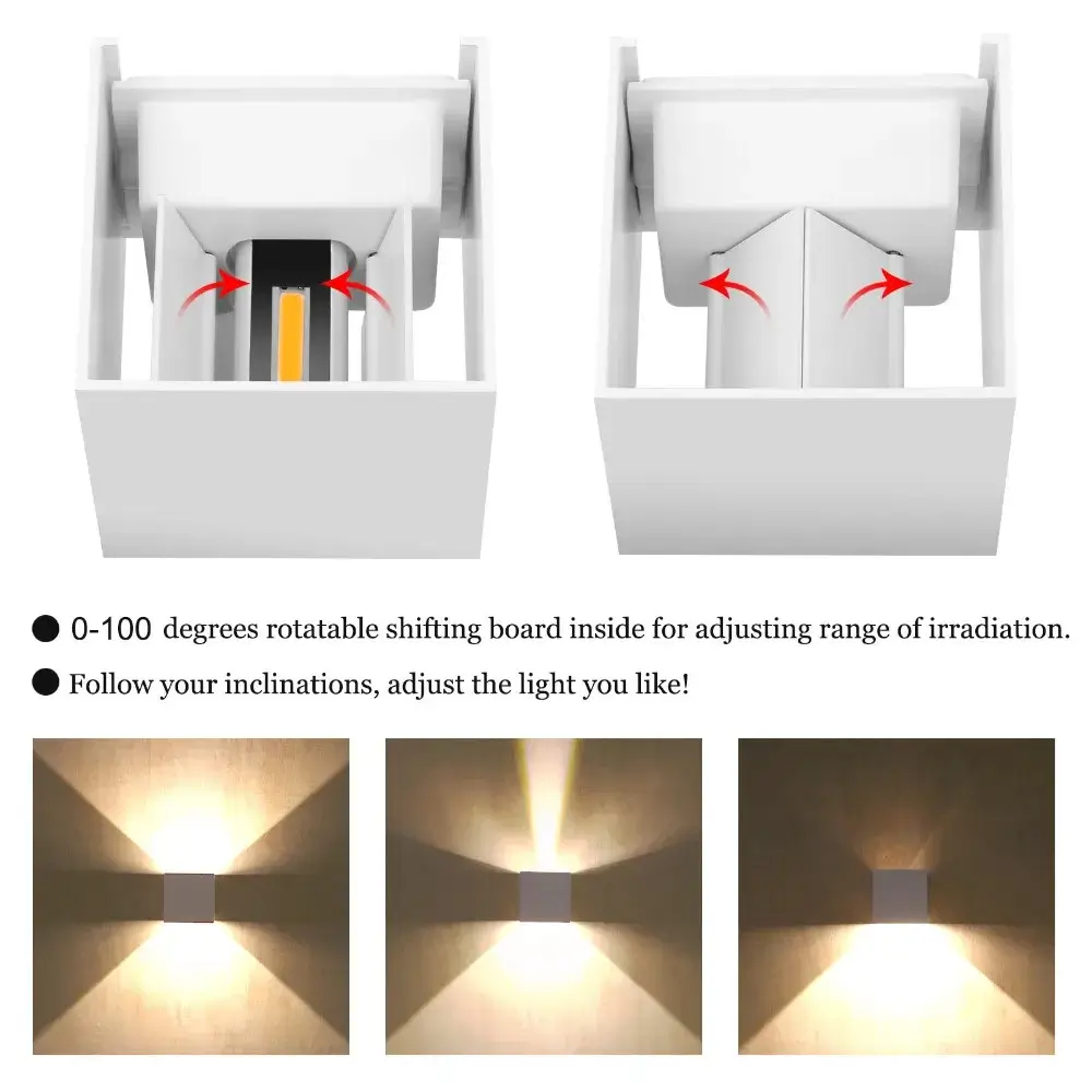 IP65 LED Wall Lamp Outdoor Sconce Balcony Porch Light Garden Yard - Image 5