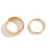 2Pcs/Set Punk Classic Gold Color Wide Bangles for Women Exaggerated Heavy Metal Big Bracelet Luxury Wedding Jewelry - Image 5