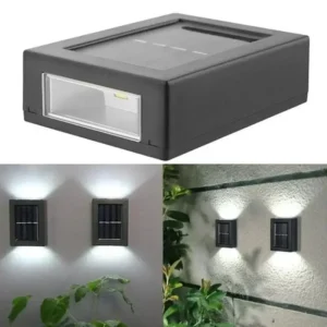 Solar Wall Lights – Waterproof LED Up & Down Lights for Outdoor Decor