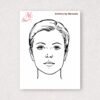Aesthetic Face Chart - Blank Facial Mapping Template - Injectable Planning, Treatment Notes & Skin Analysis - Clinical Reference PDF - Image 3
