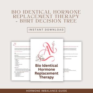 Bio Identical Hormone Replacement Therapy – BHRT Decision Tree, Hormone Imbalance Guide, Functional Medicine Protocol PDF
